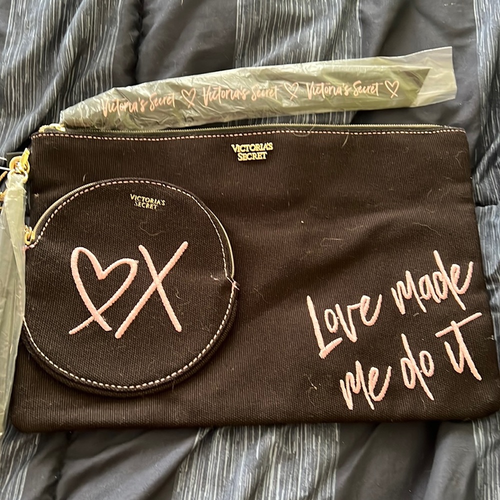 Victoria secret make up bag duo